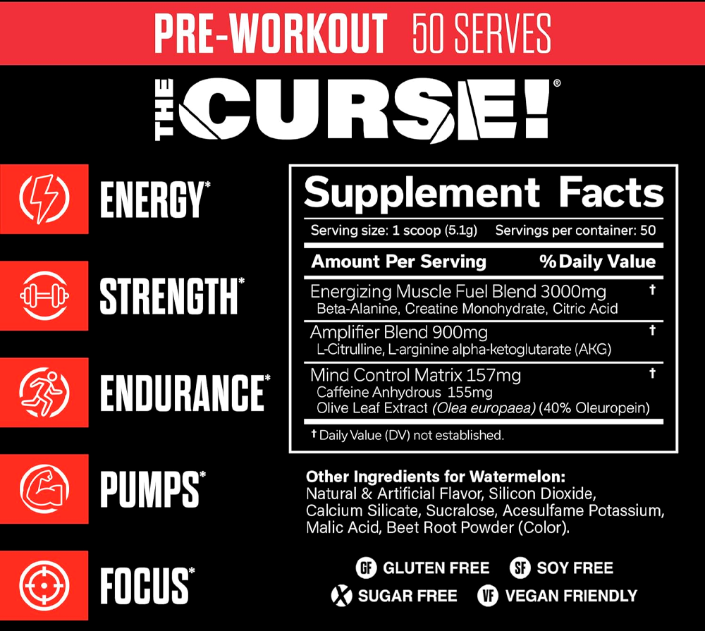 THE CURSE PREEWORK COBRA LABS 50 servs - Suplementos MRLY