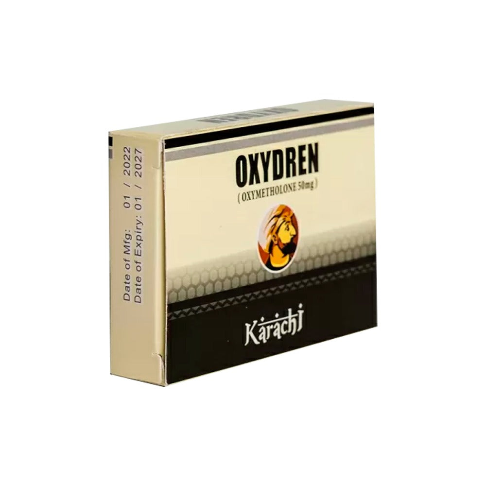 OXYDREN (Oximetalona) 50mg/40tabs Karachi Labs INC - Suplementos MRLY