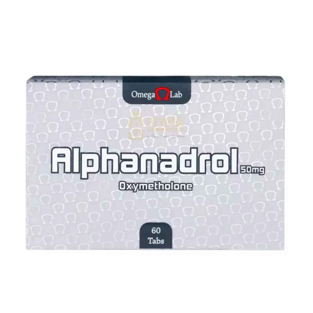 Alphanadrol (oxymetalona) Omega Labs 50 mg 75 tabs - Suplementos MRLY
