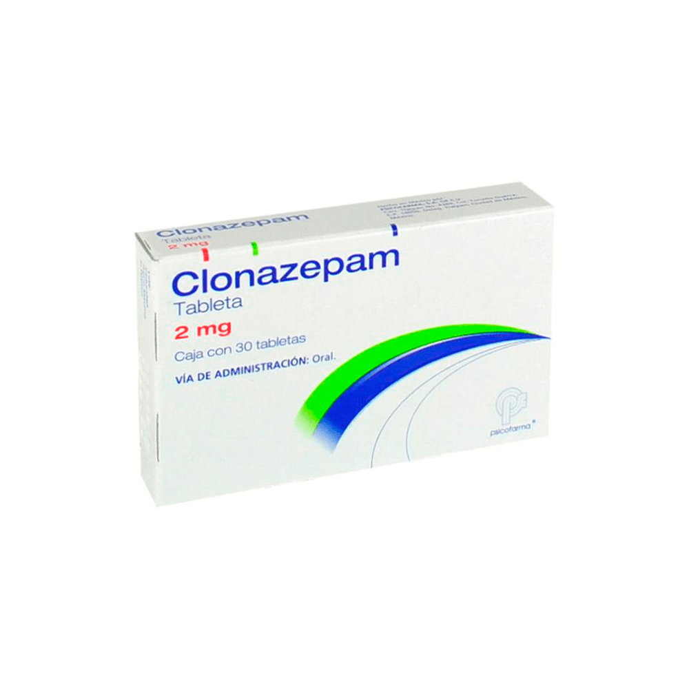 CLONAZEPAM 2mg | 30 TABLETAS
