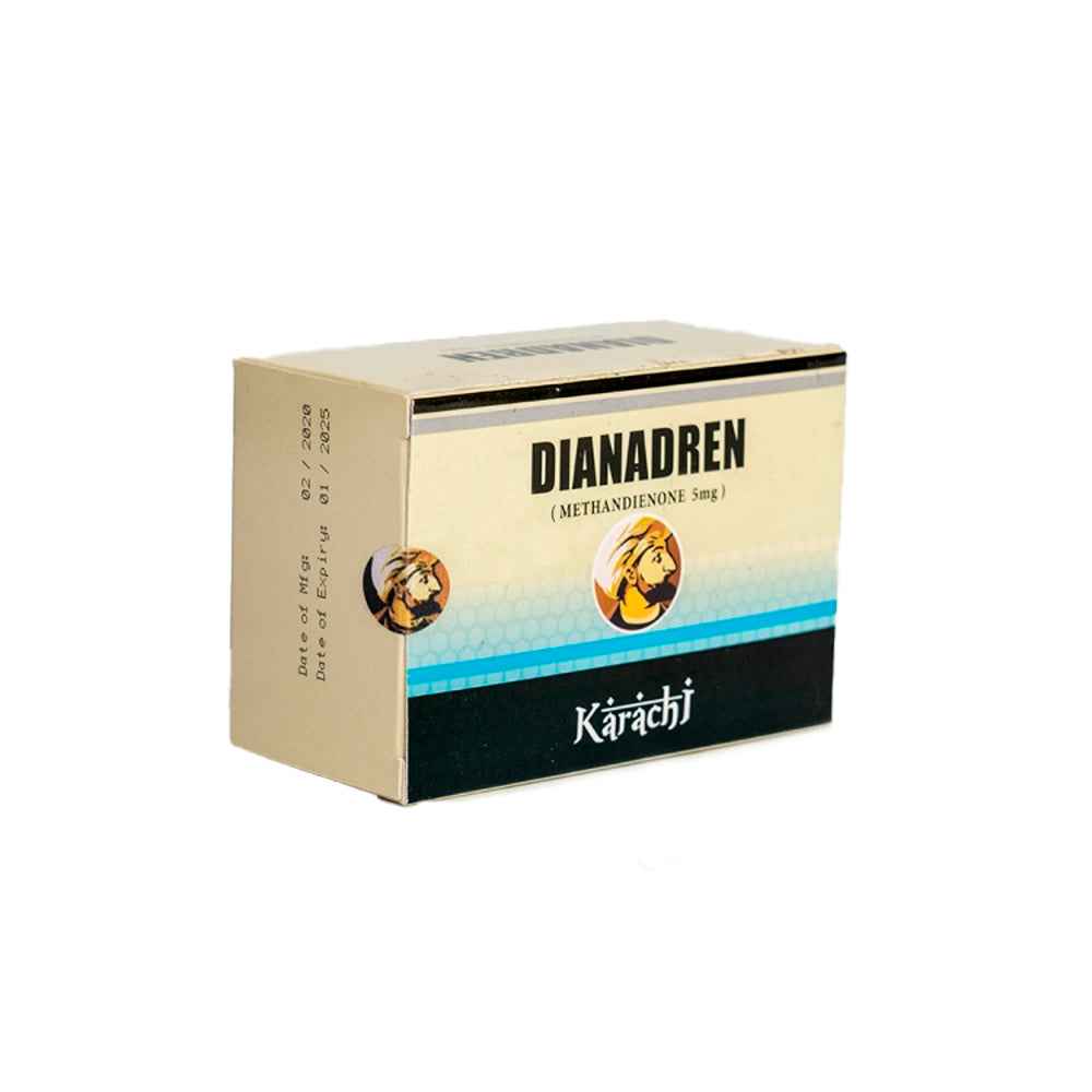 Dianadren (dianabol) 5mg 100 tabs Karachi Labs - Distribuidora FIT de México
