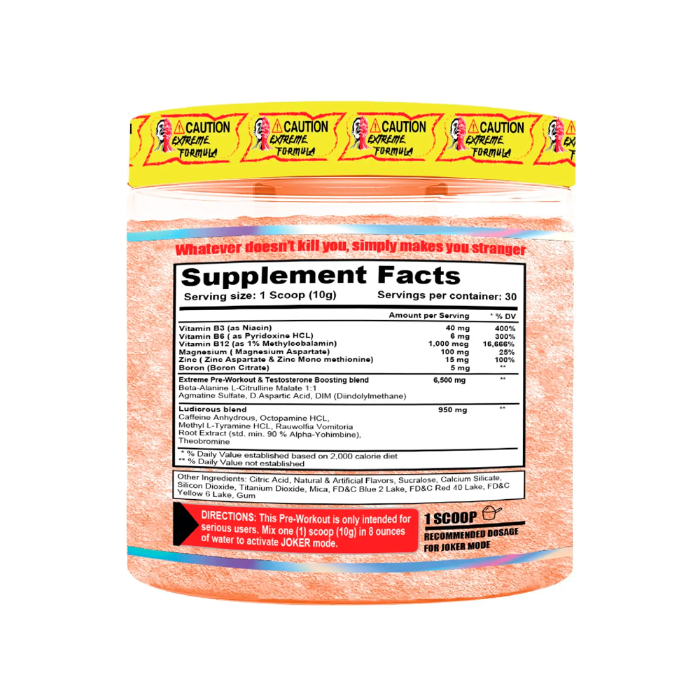 JOKER PRE-WORKOUT | TERROR LABZ - Suplementos MRLY