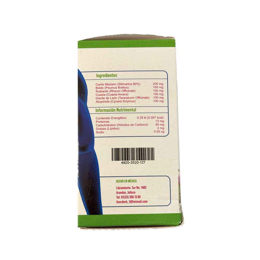 Liverdeck (cardo mariano) 200mg