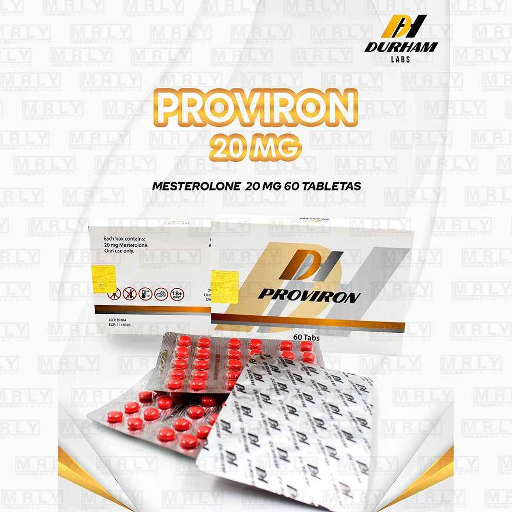 Proviron 20mg 60 tabs Durham Labs - Suplementos MRLY