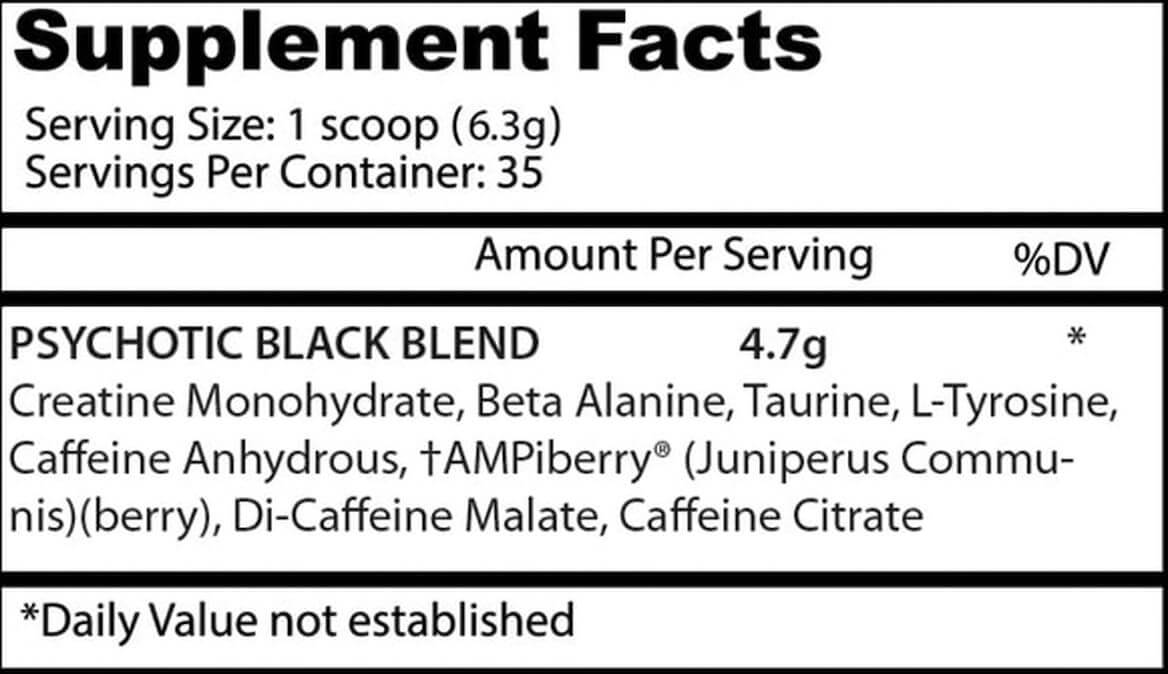PSYCHOTIC BLACK | 35 servicios