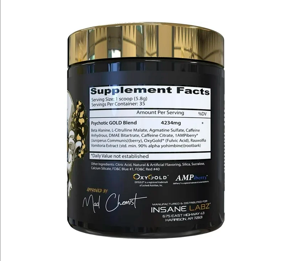 PSYCHOTIC GOLD INSANE LABZ 35 serv