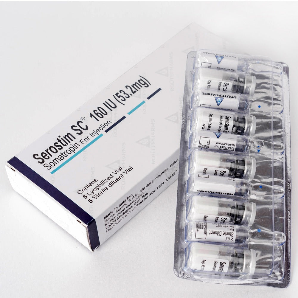 Serostim 160ui Routepharm (53.2mg)