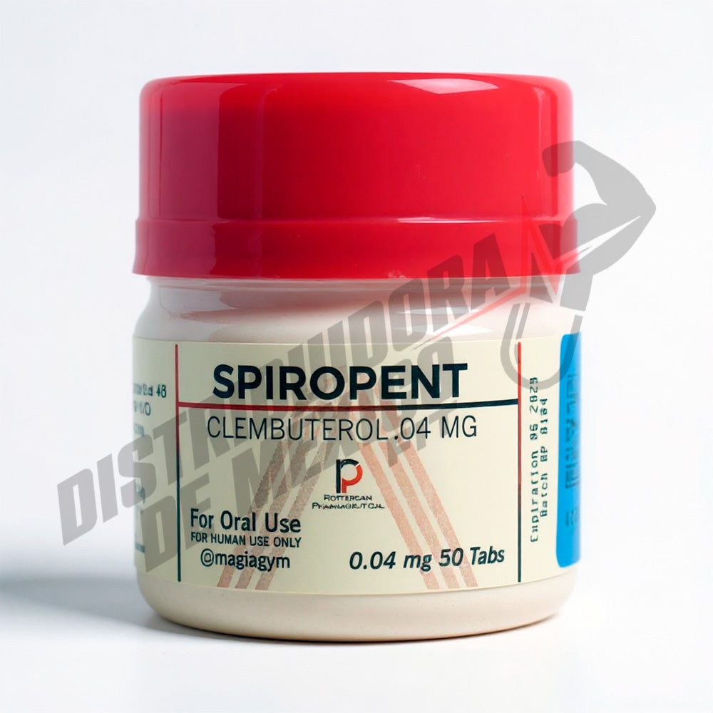 Spiropent (clembuterol) 0.04mg 50 tabs Rotterdam Pharmaceutical - Suplementos MRLY