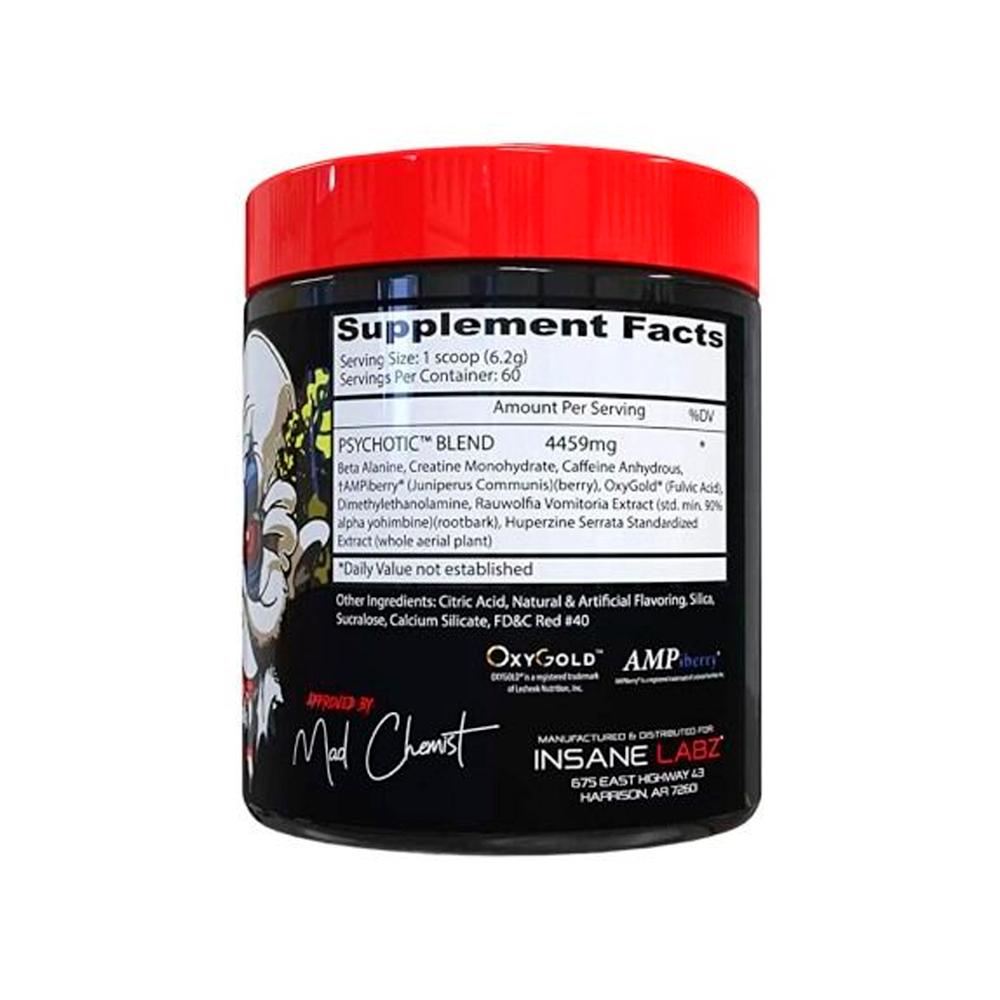 PSYCHOTIC 60 SERV INSANE LABZ - Suplementos MRLY