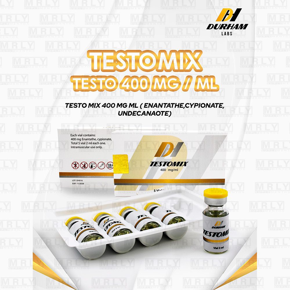 Testomix 400mg/ml Durham Labs - Suplementos MRLY