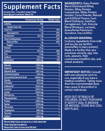 USN WHEY PROTEIN | 5 LBS | CHOCOLATE