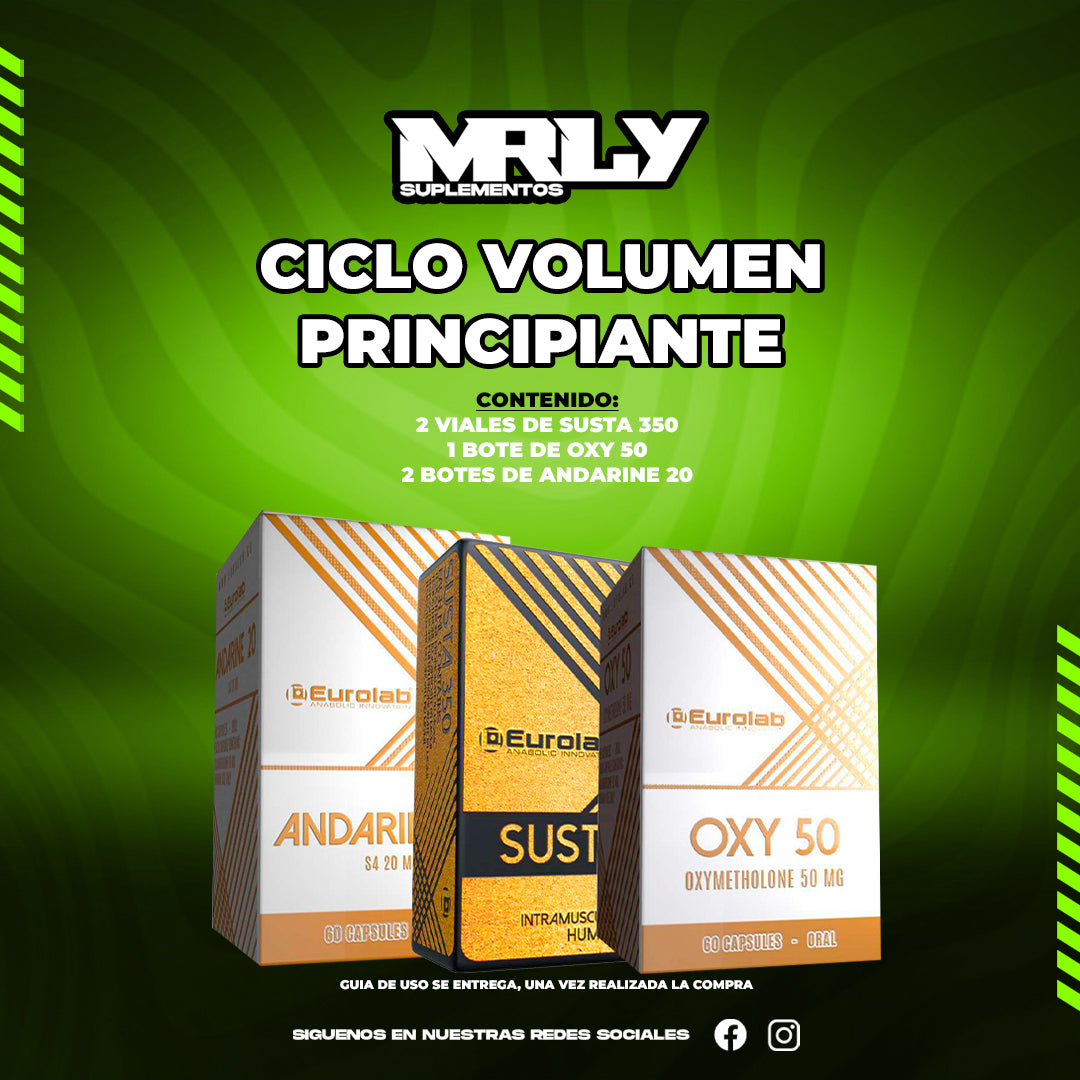 Ciclo de volumen para principiantes con 5 sustancias ¿ - Suplementos MRLY