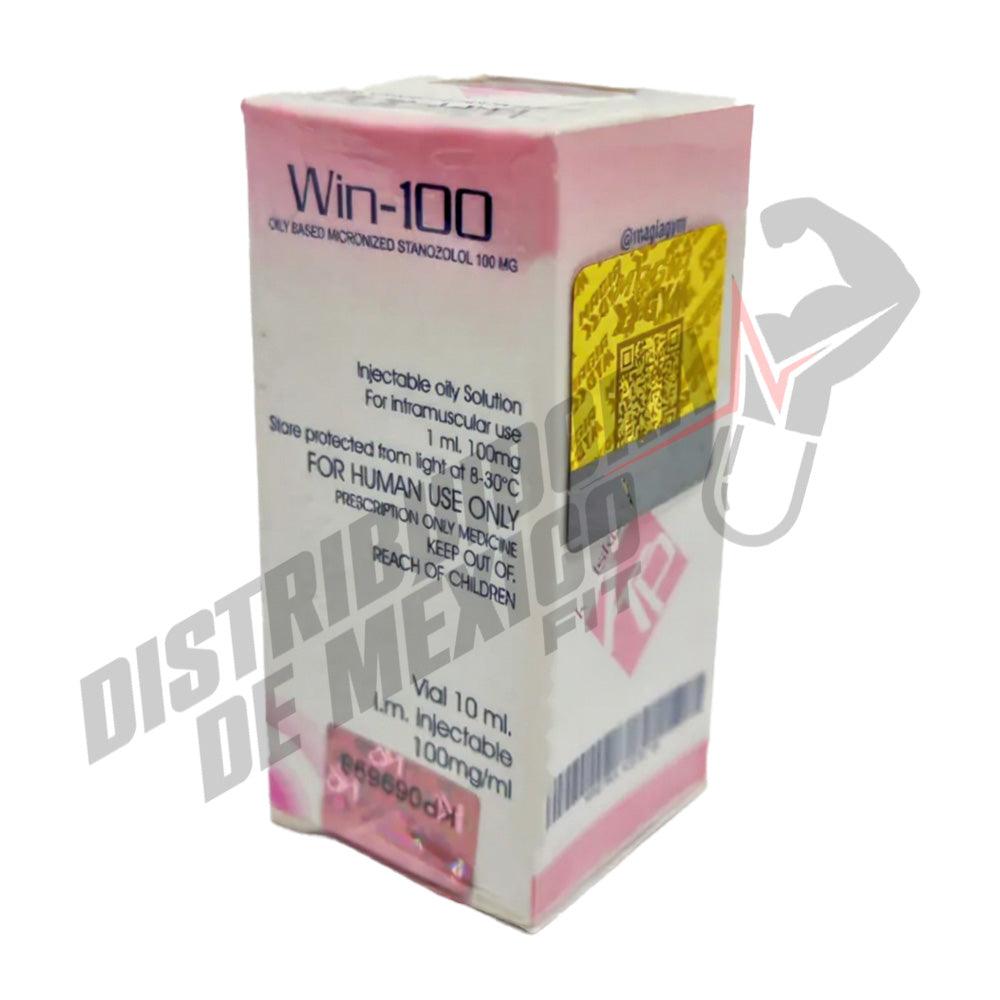 Win - 100 (Oil Base Micronized stanozol) 100mg/ml / Karlskoga - Distribuidora FIT de México