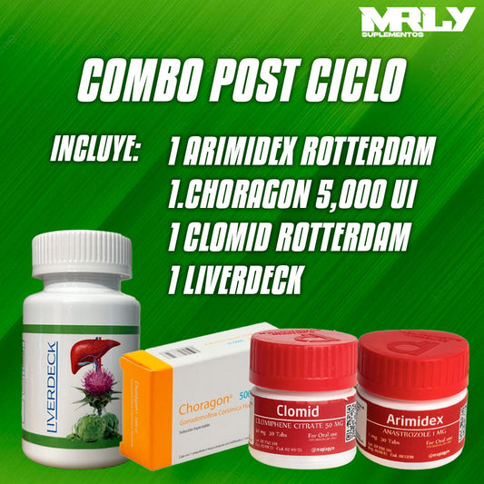 POST CICLO | 30 DIAS - Suplementos MRLY