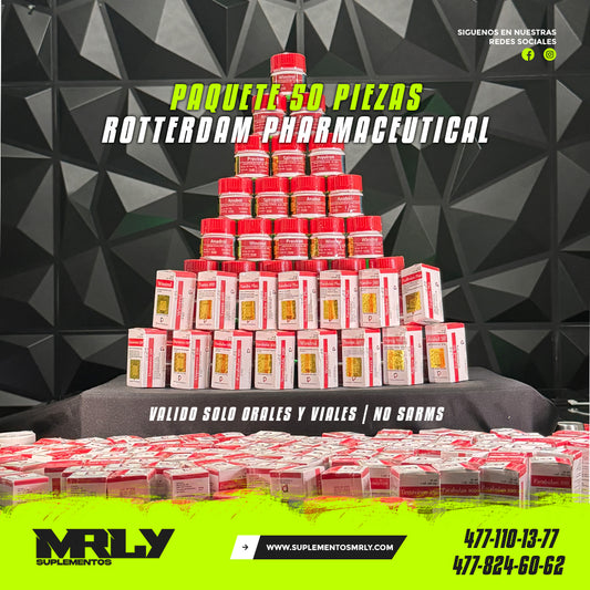 Combo 50 Piezas Rotterdam Pharmaceutical - Suplementos MRLY