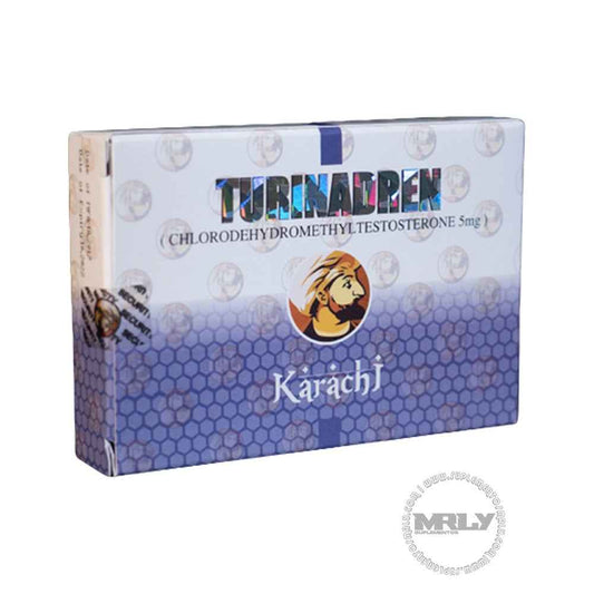 TURINADREN (Turinabol) 5mg/40tabs Karachi Labs - Suplementos MRLY