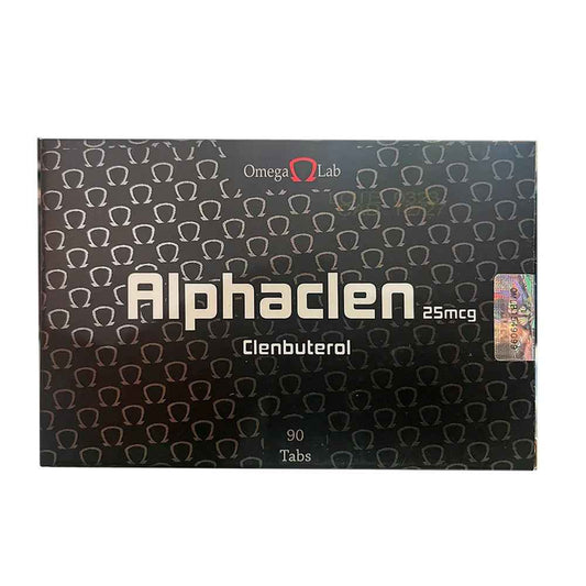 Alphaclen (clembuterol) Omega Labs 25mcg 90 tabs