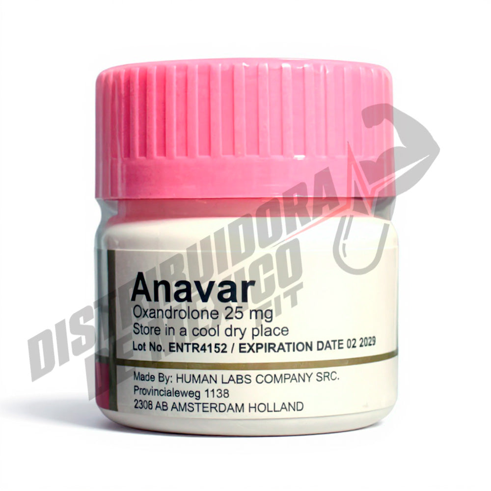 Anavar (Oxandrolone) 25mg 60 tabs / Human Labs Company - Distribuidora FIT de México