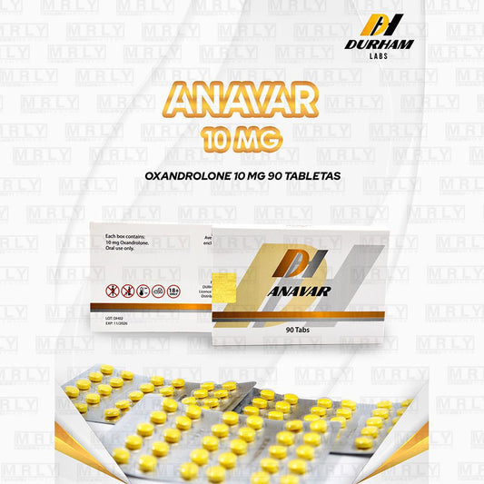 Anavar (Oxandrolona) 10mg 90 tabs Durham Labs - Suplementos MRLY
