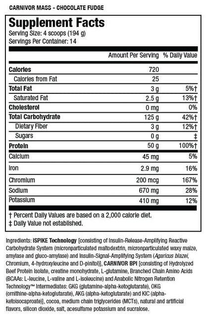 GANADOR CARNIVOR MASS | 5.99 lbs (50 servicios)