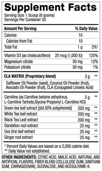 CLA + CARNITINE BPI | 300 gr - Suplementos MRLY