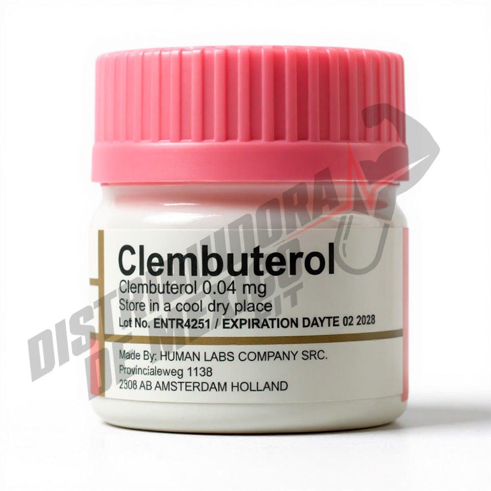 Clembuterol 0.4mg 50 tabs / Human Labs Company - Distribuidora FIT de México