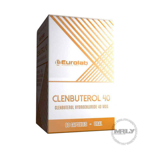 Clenbuterol 40 (clembuterol) 40mcg 60 tabs Eurolab - Suplementos MRLY