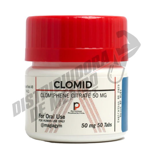 Clomid (Clomifeno) Rotterdam Pharmaceutical 50 mg 30 tabs - Suplementos MRLY