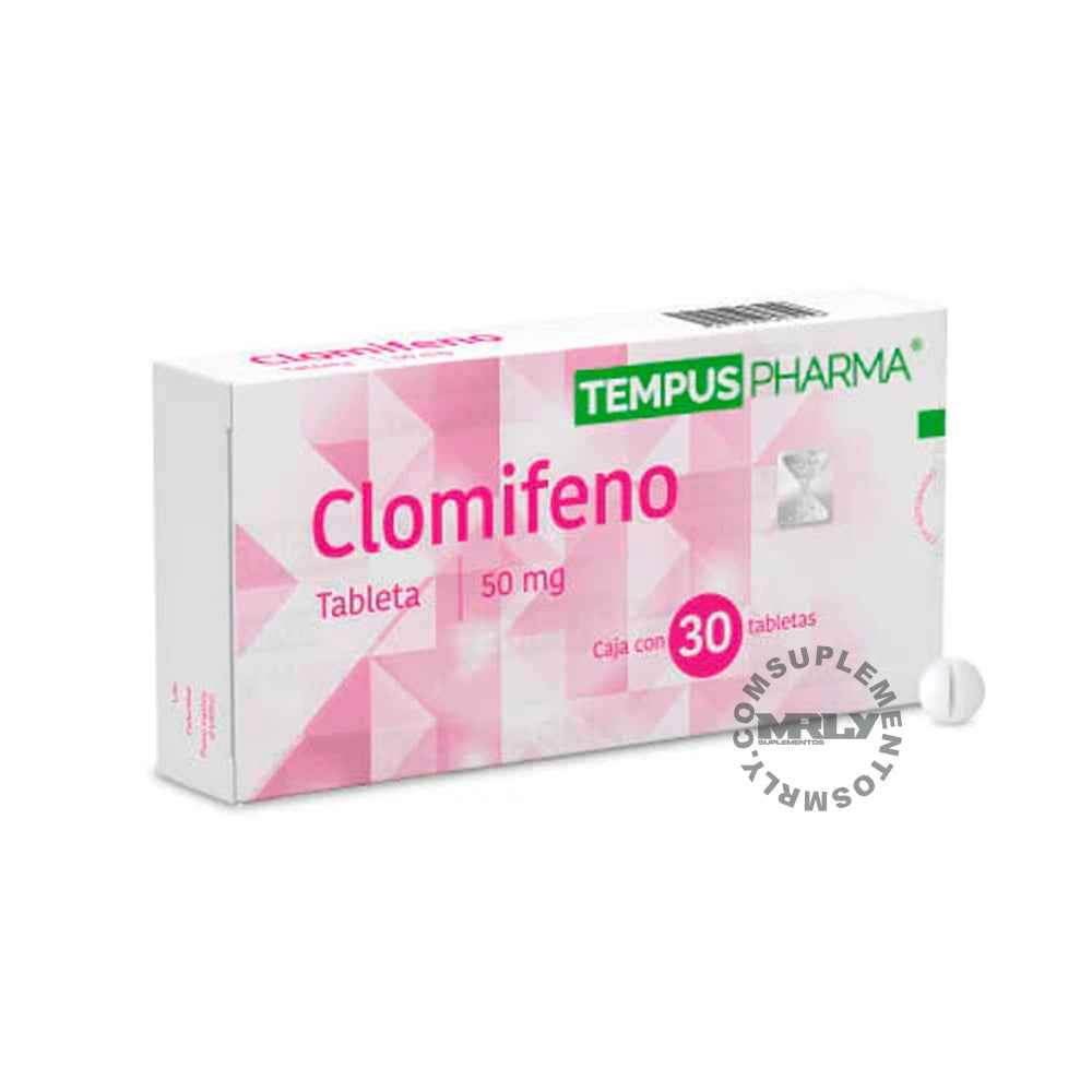 Clomifeno (clomid) 30 tabs Tempus Pharma - Distribuidora FIT de México