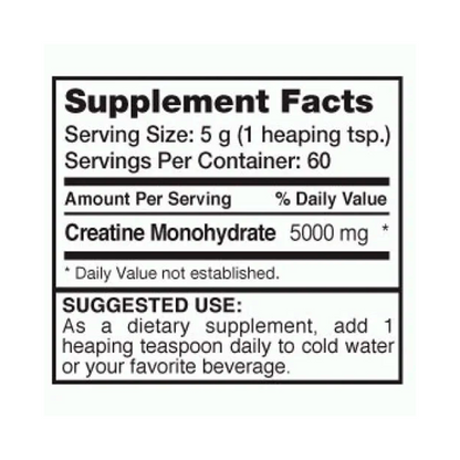 DYMATIZE CREATINA MONOHIDRATADA 300gr - Suplementos MRLY