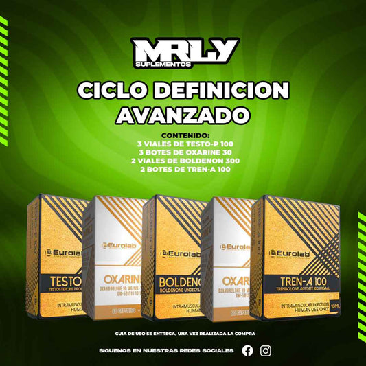 Ciclo Definicion Avanzado EUROLAB (10 sustancias) - Suplementos MRLY