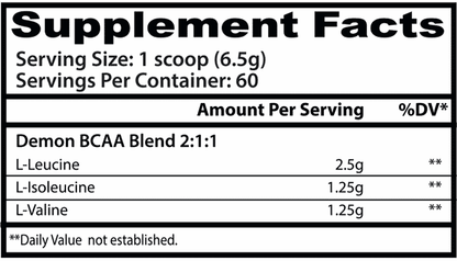 DEMON BCAAS | 60 servicios