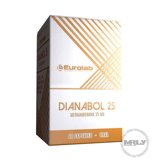 Dianabol 25 (dianabol oral) 25mg 60 caps Eurolab - Suplementos MRLY
