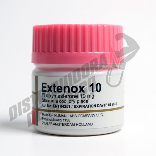Extenox 10 (Fluoxymesterone) 10mg 60 tabs / Human Labs Company - Suplementos MRLY