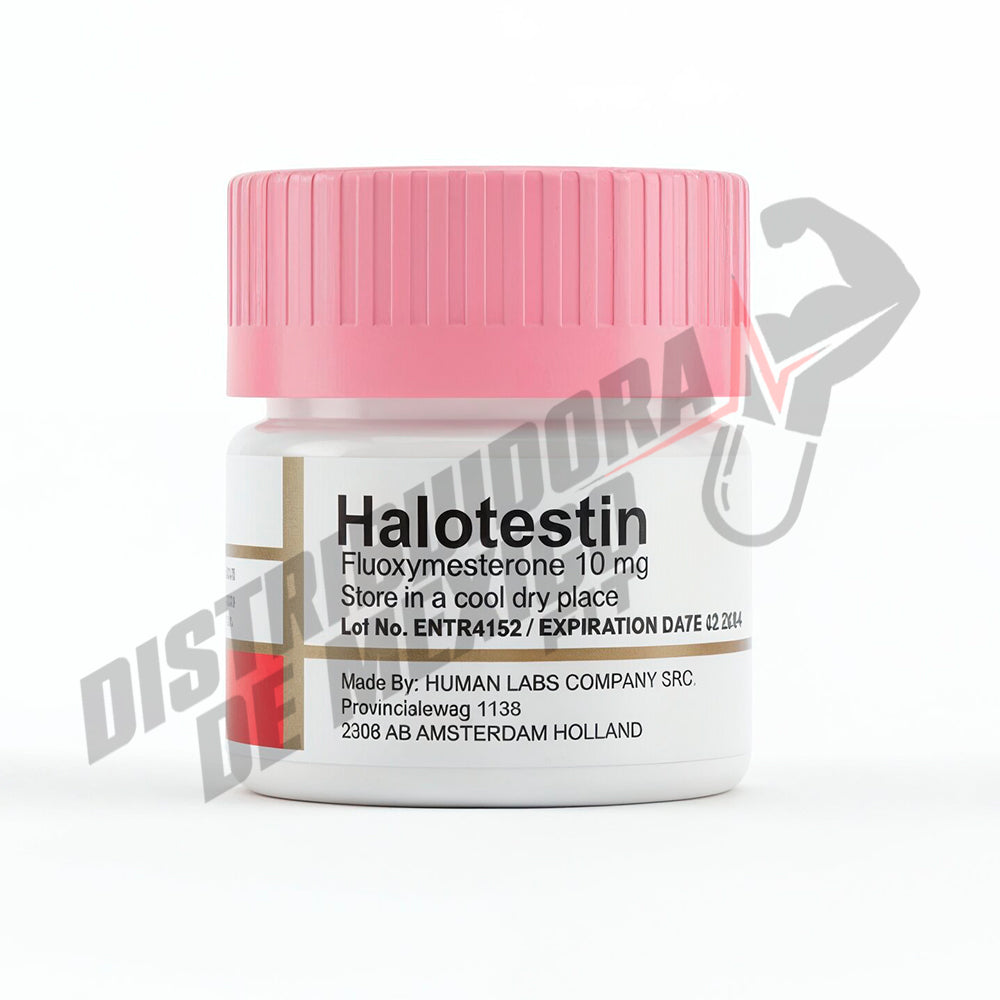 Halotestin (Fluoxymesterone) 10mg 60 tabs / Human Labs Company - Distribuidora FIT de México