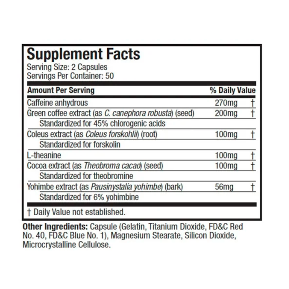 HYDROXYCUT HARDCORE MUSCLETECH 110CAPS