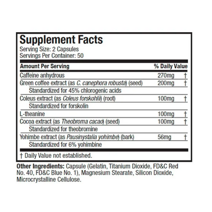 HYDROXYCUT HARDCORE MUSCLETECH 110CAPS