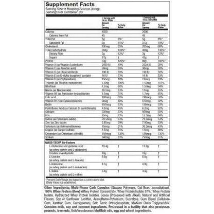 Mass Tech Extreme 2000 | 7 lbs - Suplementos MRLY
