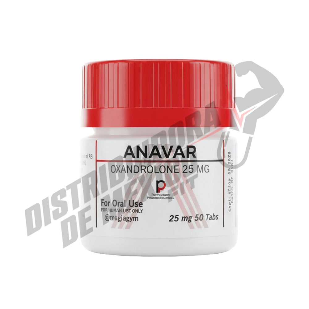 Anavar (oxandrolona) 25mg 50 tabs Rotterdam Pharmaceutical - Distribuidora FIT de México