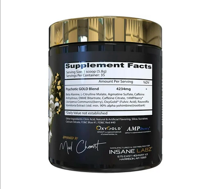 PSYCHOTIC GOLD INSANE LABZ 35 serv