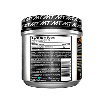 CREATINA MUSCLETECH PLATINUM 400gr - Suplementos MRLY