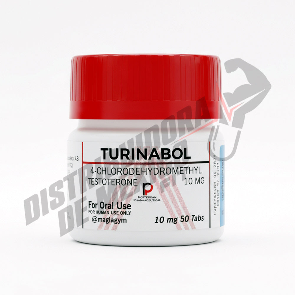 Turinabol 10mg 50 tabs Rotterdam Pharmaceutical - Distribuidora FIT de México
