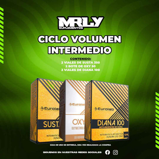 Ciclo Volumen Intermedio EUROLAB (6 sustancias) - Suplementos MRLY