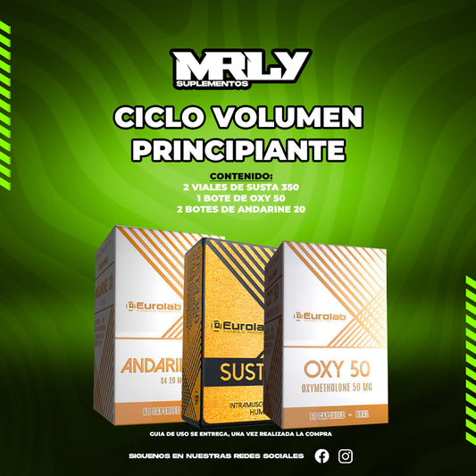 Ciclo de volumen para principiantes con 5 sustancias ¿ - Suplementos MRLY