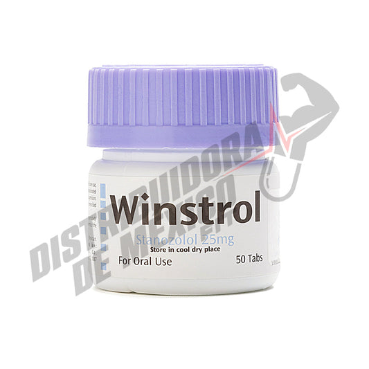 Winstrol (Stanozolol) 25mg 50 Tabs Lausanne Labs - Suplementos MRLY