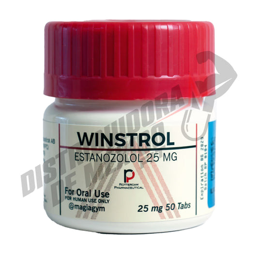 Winstrol Oral 25mg Rotterdam - 50 Tabletas de Rotterdam Pharmaceuticals - Suplementos MRLY