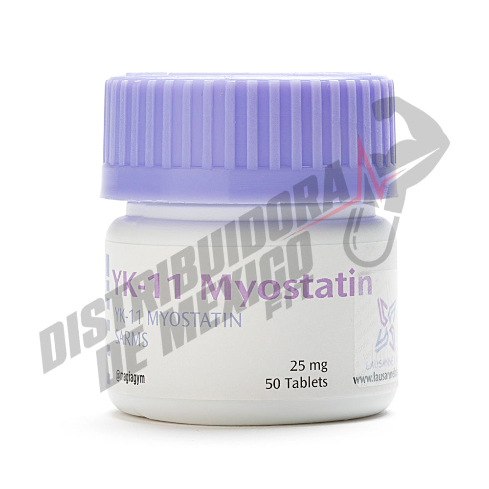 Yk-11 Myostatin 25mg 50 Tabs Lausanne Labs - Distribuidora FIT de México
